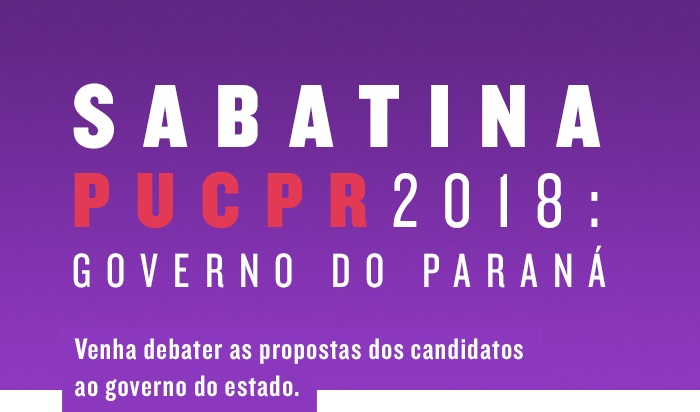 Jornalismo da PUCPR sabatina candidatos ao governo do Paraná