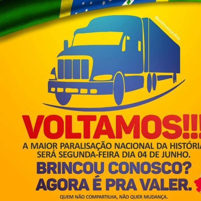 Fake news sobre nova paralisação dos caminhoneiros afeta brasileiros