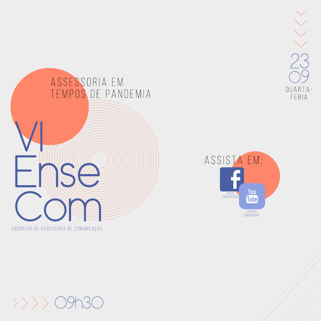 ENSECOM 2020: Jornalistas debatem trabalho de agências de comunicação na pandemia; veja como foi