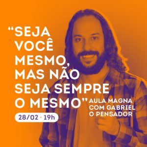 Evento com Gabriel o Pensador marca abertura de ano letivo na PUCPR