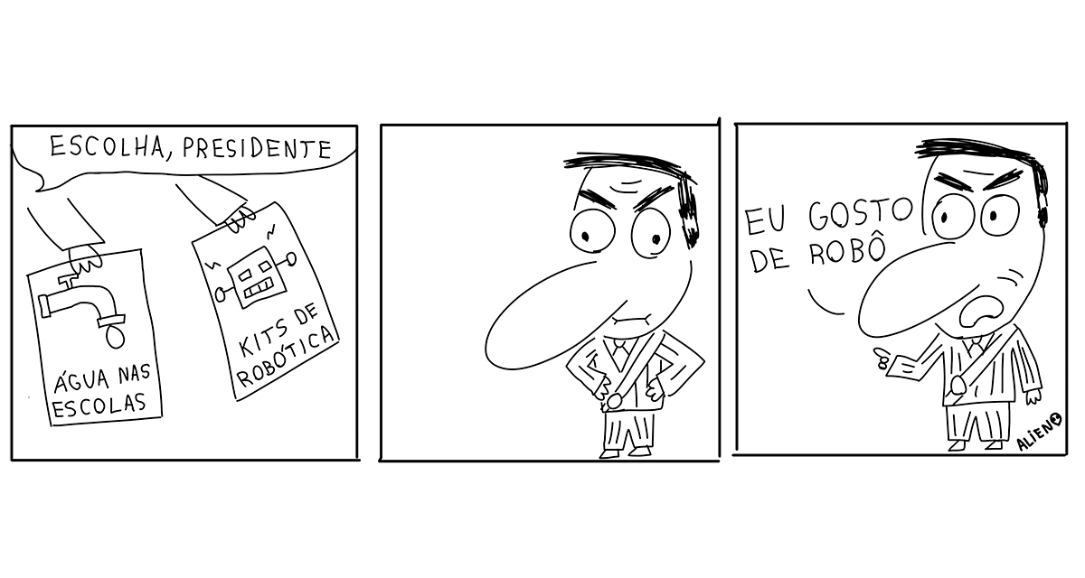 Charge de Alien para o Portal Comunicare 12/04/2022