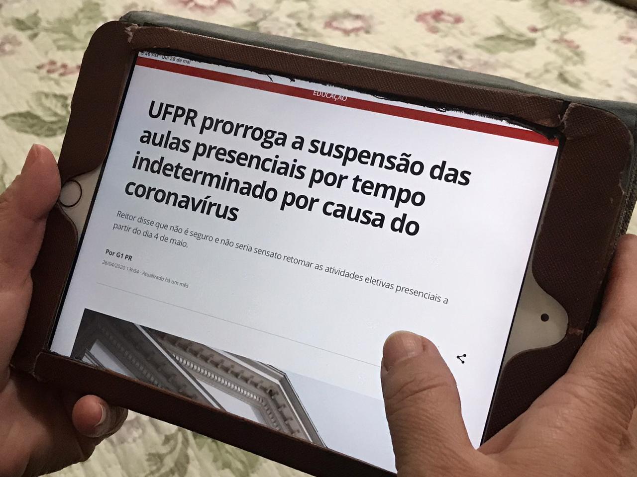 Alunos da UFPR também estão sem previsão de volta às aulas