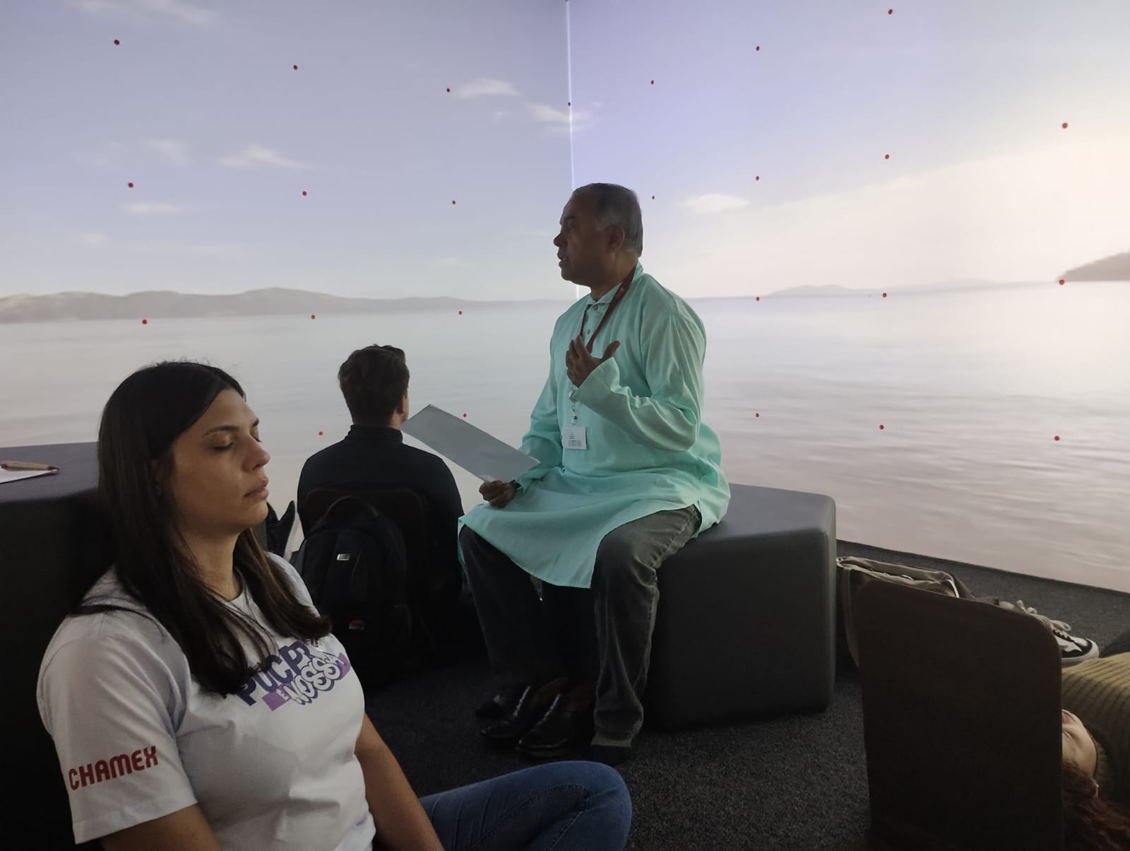 PUCPR promove experiência de meditação imersiva no recém-inaugurado XR Center