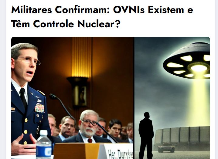 Militares confirmaram a existência de OVNIs nos Estados Unidos?