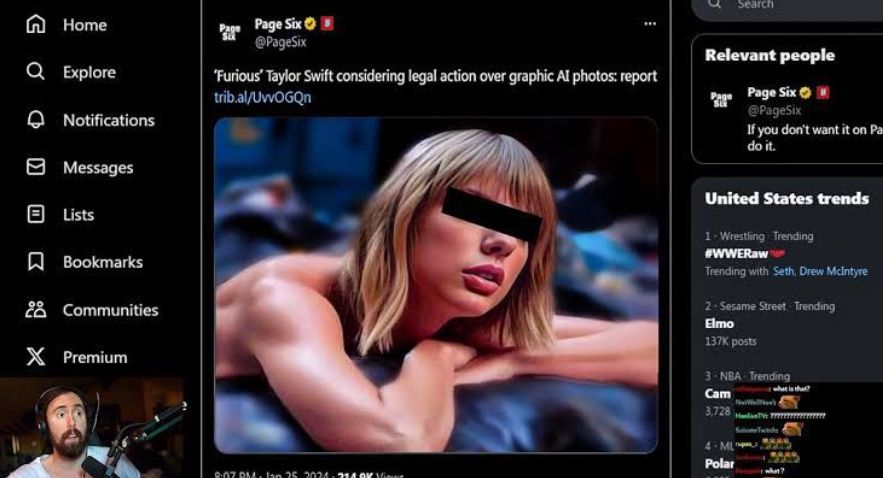 Cantora Taylor Swift foi alvo de Deep fakes na internet?