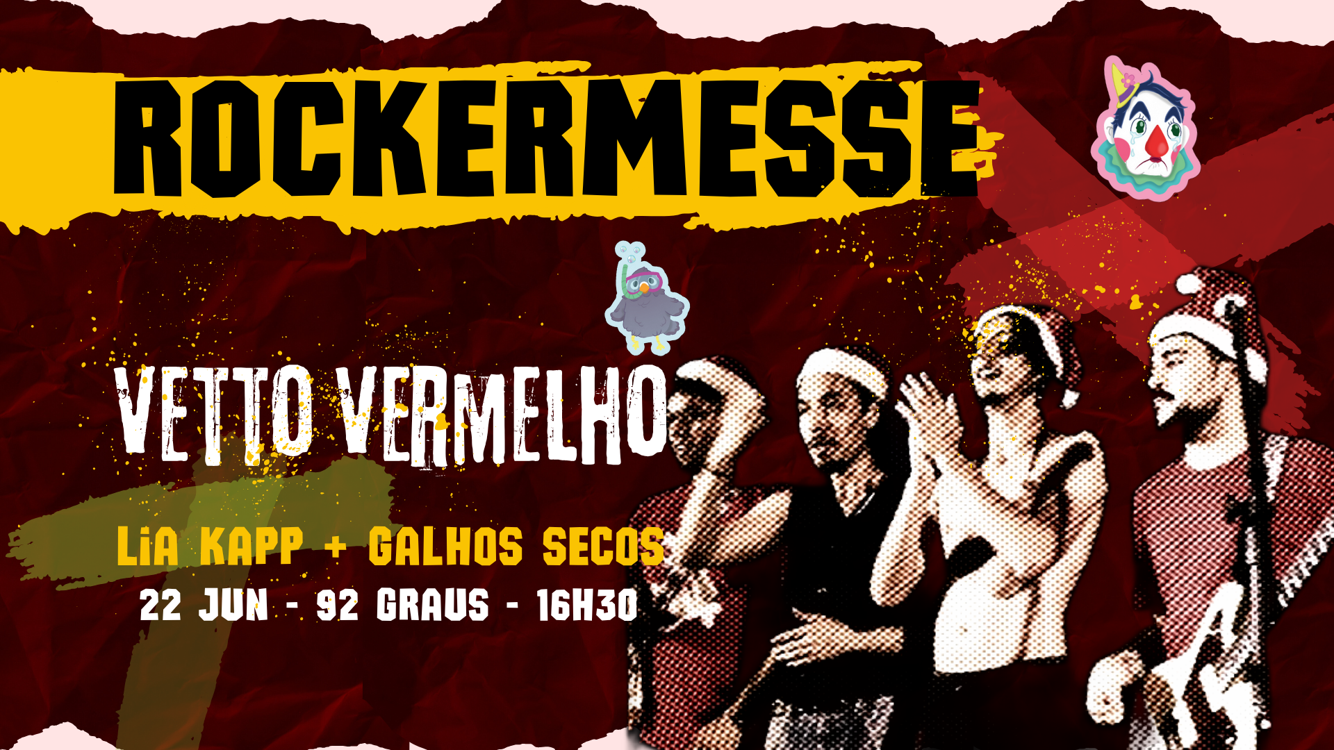 Festa junina com rock autoral? Vetto Vermelho leva o “punk fofo” à 92 Graus no dia 22 de junho
